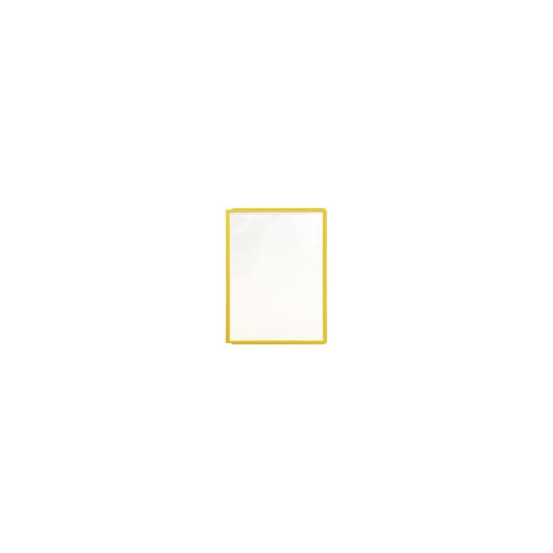DURABLE plaque pochette SHERPA, format A4, cadre: jaune cadre rigide en PP sur tout le pourtour pochette transparente en film PP