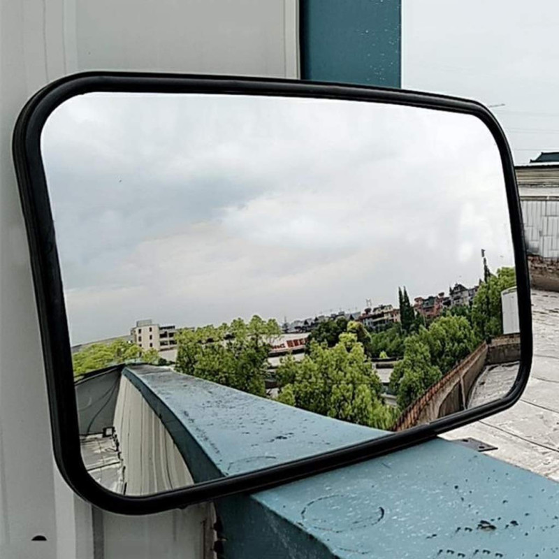 zyy Miroir De Circulation Miroirs De Sécurité 40cm 60cm pour La Route Sécurité Et Sécurité des Magasins avec Ajustable Support D