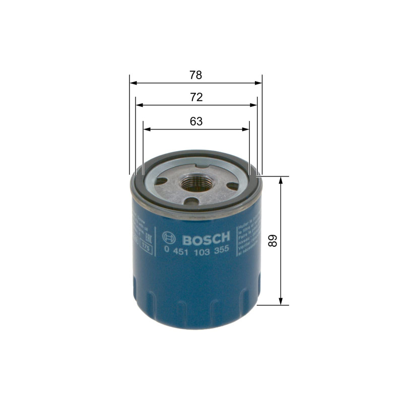 Bosch P3355 - Filtre à huile Auto
