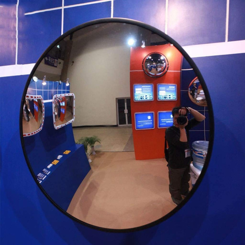 ZCM Miroir De Sécurité Intérieur Miroir De Trafic, Miroir Acrylique Rond Entreposage De Miroir Réfléchissant Anti-vol De Superma