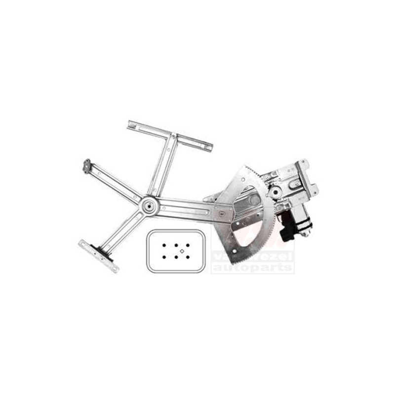 Van Wezel 3781261 Lève-Vitre Électrique-Moteur Avant Gauche 4 Portes