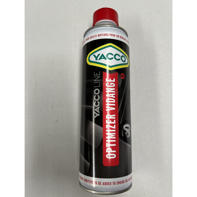 YACCO OPTIMIZER VIDANGE 400ml additif pour huiles moteurs pour rinçage avant vidange