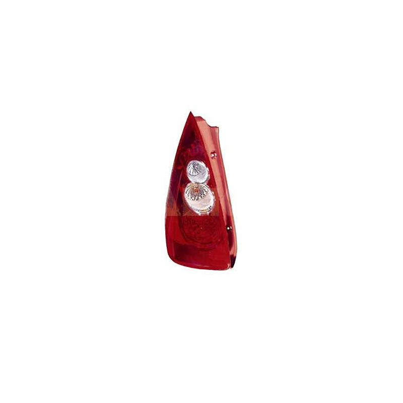 Depo 2221650 Feu arriére, sans porte-lampe, blanc, rouge
