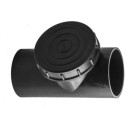 Te Tuyau de nettoyage Wavin 40/40 HT-PE 88,5° avec bouchon