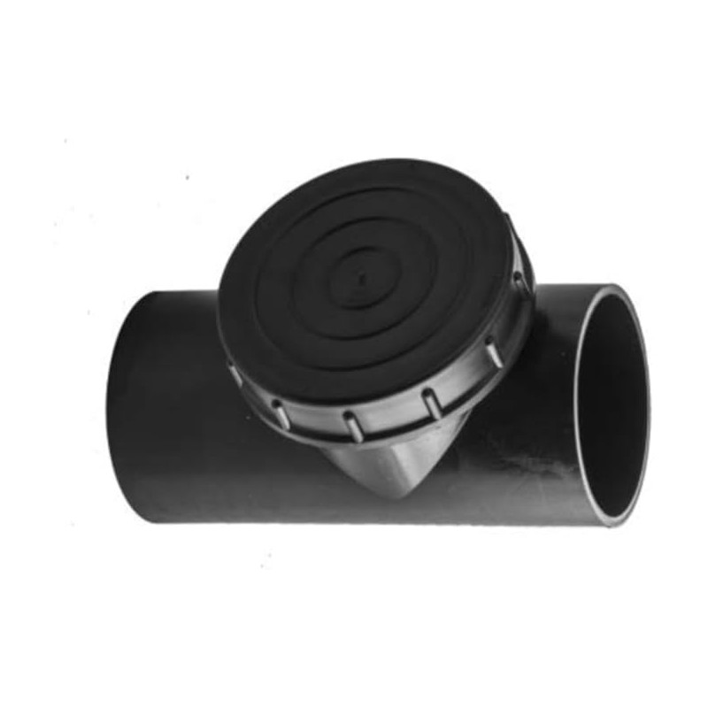 Te Tuyau de nettoyage Wavin 40/40 HT-PE 88,5° avec bouchon