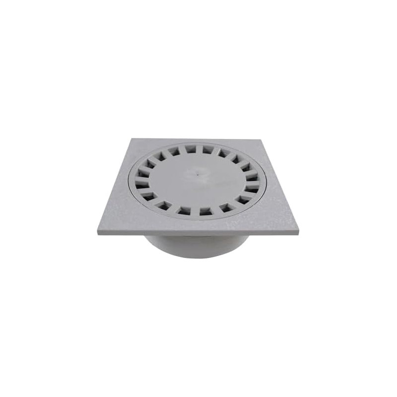Siphon en PVC standard de Qualité - Gris 30 x 30 cm