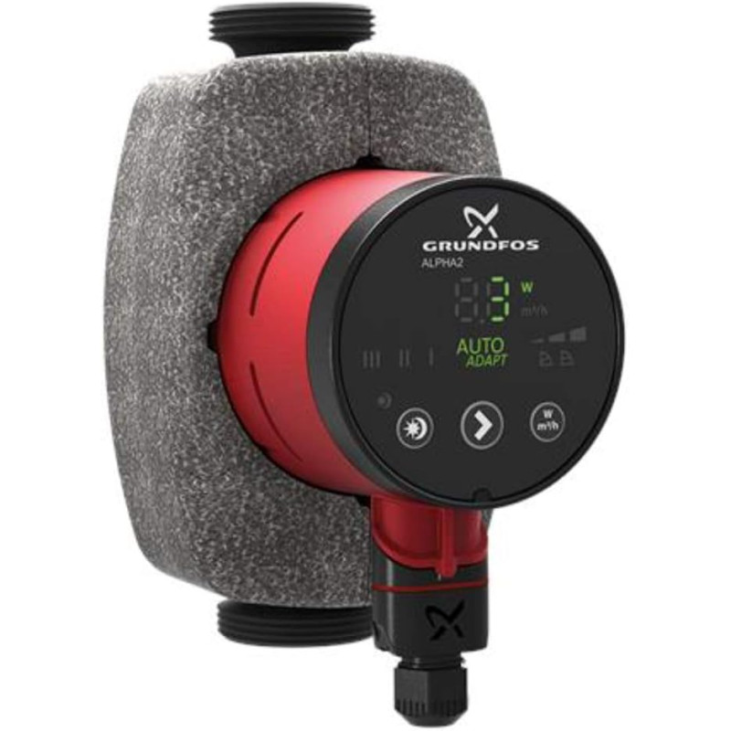 Pompe circulaire 32-40 1 x 230 V pour système de chauffage et climatisation modèle Alpha2 14 x 11 x 18 cm Noir (Référence : 9941