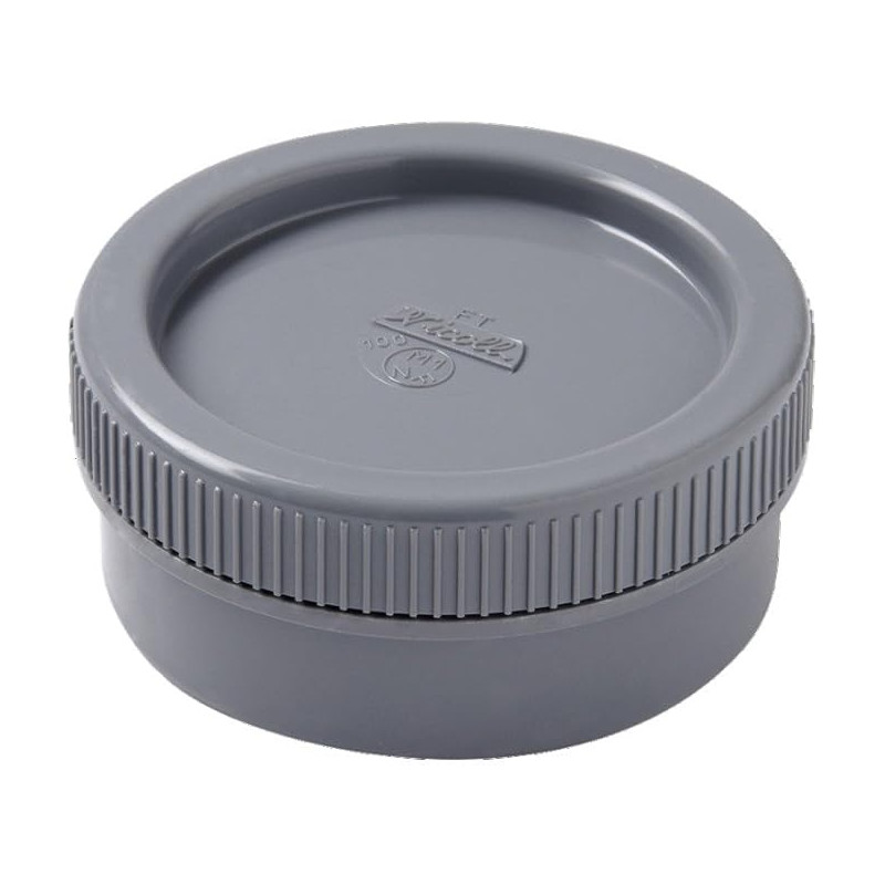 tampon de visite pvc - avec bouchon - mâle / femelle - diamètre 63 mm - nicoll fl
