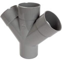 Nicoll - Croix PVC 45 degré MF 110 - NICCRRV14