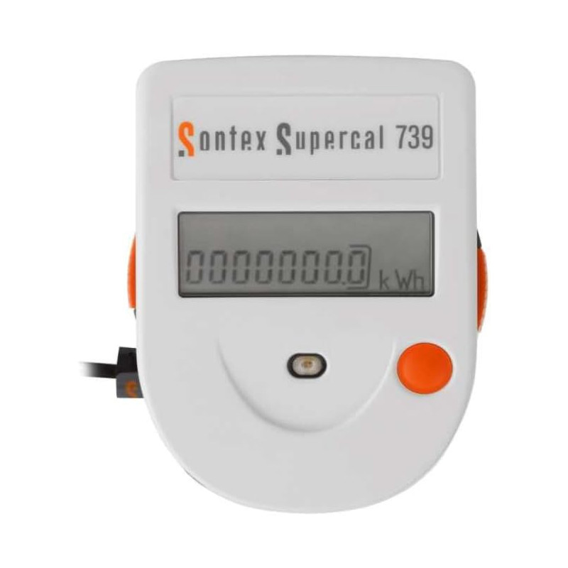 Compteur d'énergie thermique Sontex Supercal 739 - qp : 2.5m3/h - qs: 5 m3/h - qi: 0.05m3/h