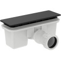 Ideal Standard Ultra Flat New Ensemble Bonde et Cache Bonde Rectangulaire pour Receveur de Douche Finition Noir mat T4493V3…