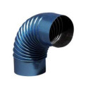 COUDE TUYAU DE FUMÉE PLISSÉE ALUMINIE 90° DN139 - FABRICATION FRANÇAISE