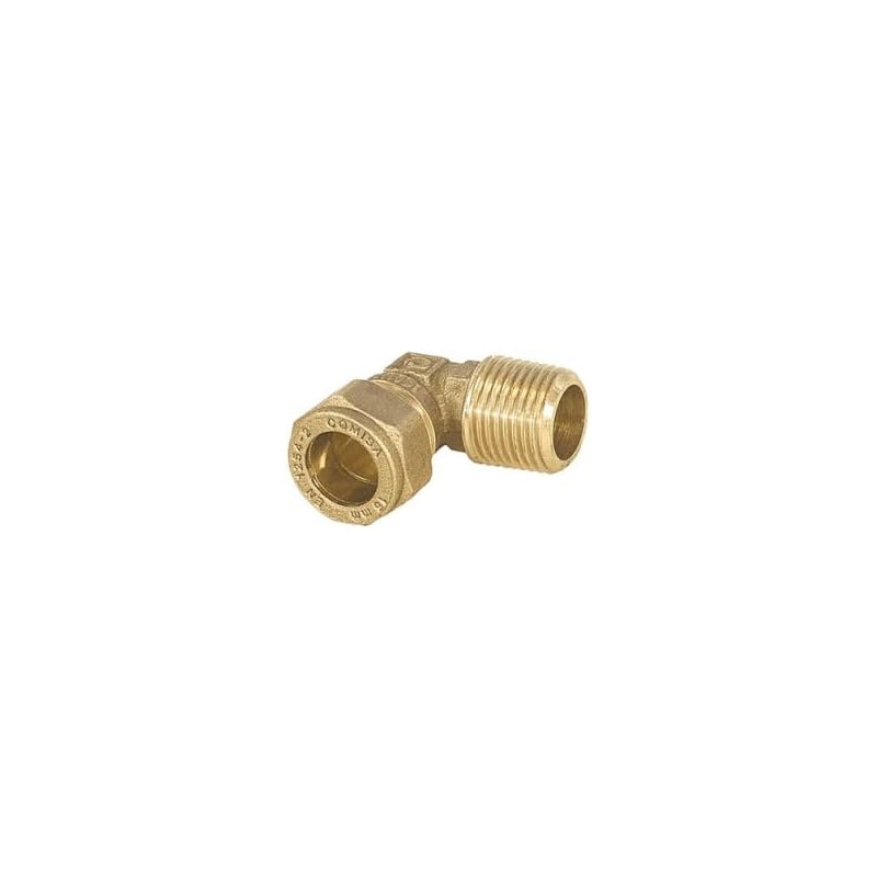 Comisa 22x3/4" M Coude 90° de transition à compression