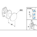 Robe Hook O Shape - Chrome (Single) by Smr…
