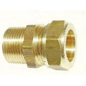 MS Anneau de serrage Raccord union laiton Transition 22 x 1 AG