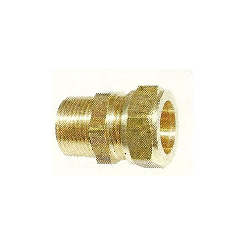 MS Anneau de serrage Raccord union laiton Transition 22 x 1 AG