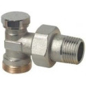 Coude de Réglage Laiton Nickelé Mâle-Série 3/4 EK/Diam 15x21(1/2")/Mâle